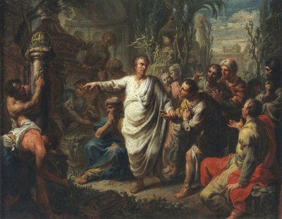 Cicero discovering the tomb of Archimedes by Martin Knoller